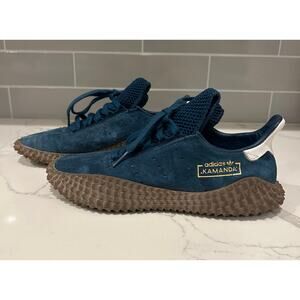 Adidas Kamanda Blue Gum Sole Sneakers 2018 Men's Size US 5‎ UK 4.5 EXCELLENT